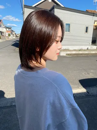 ショート カラー 石毛 ひかるのヘアスタイル