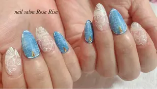 セミロング ネイル ネイルスタジオ シェイクユアハンズのネイルデザイン