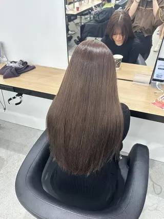 ロング カラー ヘアアレンジ NAMI🤎ブラウン &ミルクティー🤍のヘアスタイル