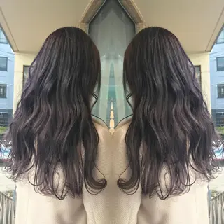 ロング カラー パーマ ヘアアレンジ メンズ キッズ ネイル マツエク・マツパ サロンドミルク 原宿のヘアスタイル