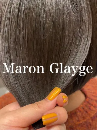 ミディアム カラー 小野寺瑞希 /最小顔カットのヘアスタイル