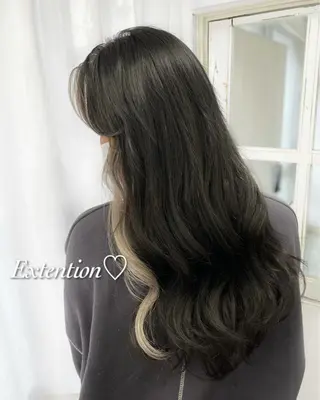 ミディアム カラー 韓国ヘア🤍髪質改善 🇰🇷AKANEのヘアスタイル