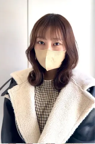 セミロング カラー パーマ Largo所属・広中 裕一のマツエク・マツパデザイン