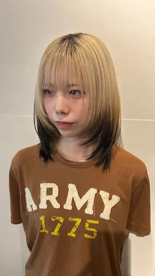 ミディアム ᗰIᖇᗩ🍓★ ᑎᗩIᒪのヘアスタイル
