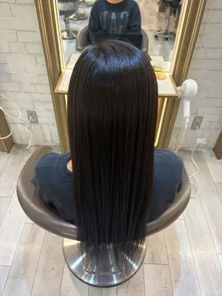 ロング 稲見 遥香のヘアスタイル