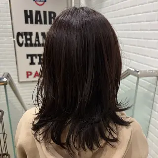 ミディアム カラー APPiiS所属・オノデラ ハヅキのヘアスタイル