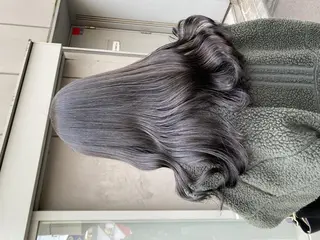 カラー 透明感暗髪/春色 ヘア/銀座DISCOのヘアスタイル