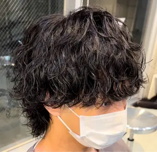 セミロング パーマ ヘアアレンジ メンズ fifth Tokyo所属・fifth 石川 凪のヘアスタイル