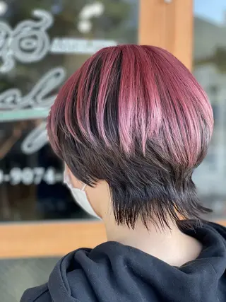 ミディアム カラー Snaly カラー特化ページのヘアスタイル