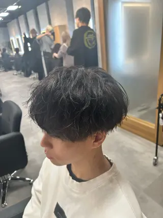 ショート カラー パーマ メンズ メンズ特化 👑YUTAのヘアスタイル