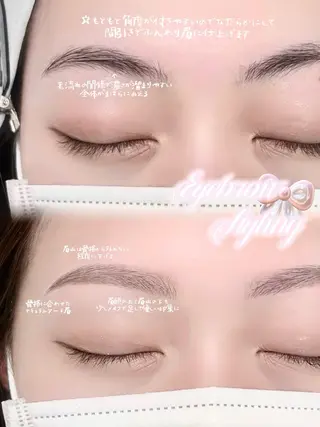 アイブロウ mana🎀🪽 似合わせデザイン⸝⋆のマツエク・マツパデザイン