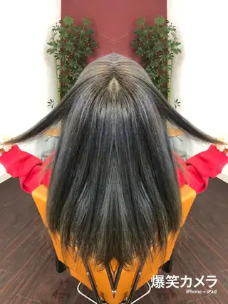 ミディアム 🌈カラー33∞円 🌈北綾瀬 谷中店のヘアスタイル