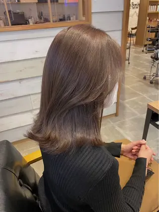 ミディアム La bonheur hair reve 池袋店所属・🐈‍⬛ マナカ🐈‍⬛のヘアスタイル