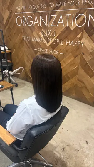 ミディアム カラー nina / HINA⠀のヘアスタイル