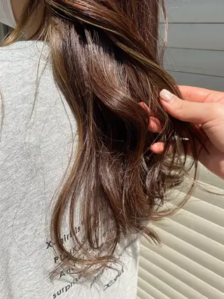 ミディアム カラー お任せヘア☘️☘️ 及川渚のヘアスタイル