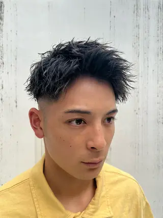 ショート SHION men's permのヘアスタイル