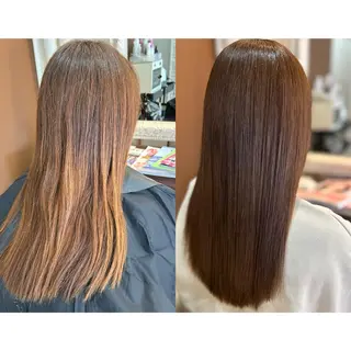 セミロング 🌿美容室イチエ ふしみさな🫧のヘアスタイル