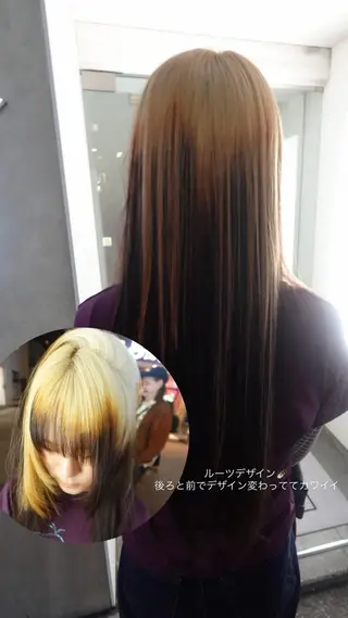 カラー ハイトーン/ハッシュ カット/senaのヘアスタイル