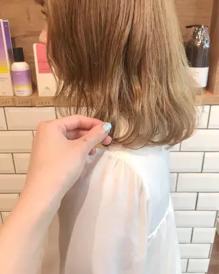 ミディアム カラー * 透明感カラー c h i h o *のヘアスタイル