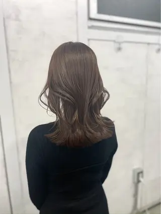 ミディアム カラー LITTY所属・レイヤー/髪質改善 /山永圭介のヘアスタイル