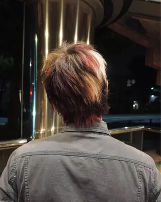 ショート メンズ yll所属・似合わせ/ハイトーン /中目黒/さくらのヘアスタイル