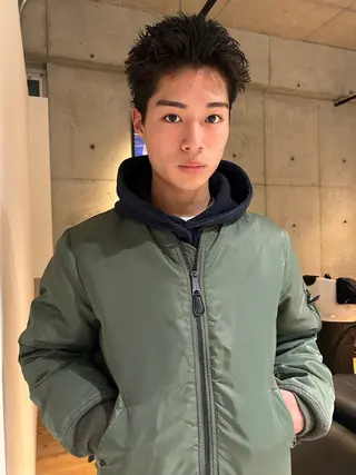 メンズ siki 大阪福島 エンドウハルのヘアスタイル