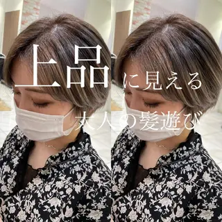 ショート 縮毛矯正/髪質改善 継続する美髪のヘアスタイル