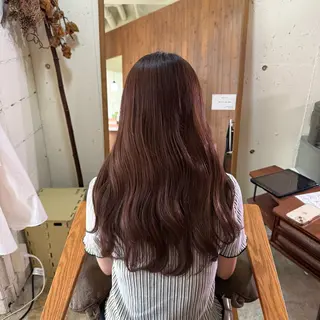 ロング カラー 西脇 琉香のヘアスタイル