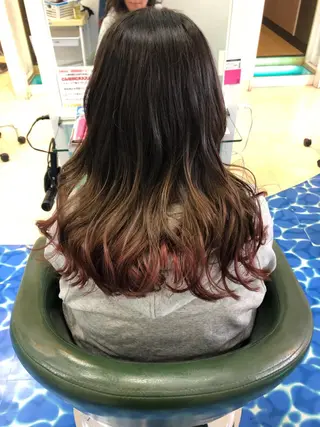 セミロング カラー CoCooN Hiromiのヘアスタイル