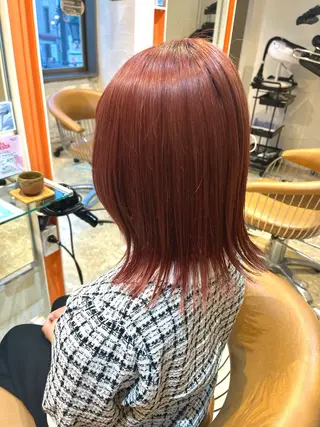 ミディアム カラー うしだ かおるのヘアスタイル