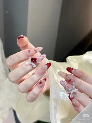 ネイル MoMoA Nail ネイル長さ出し専門店のネイルデザイン
