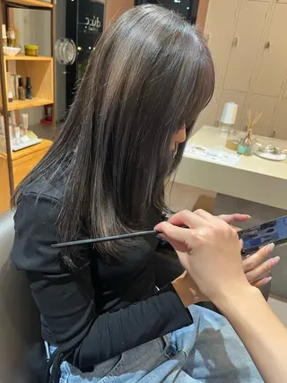 ロング デュークラソル所属・坂本 翔のヘアスタイル