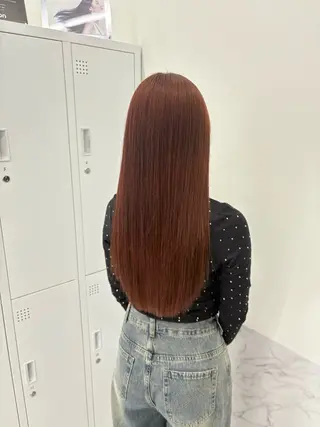 ロング カラー 八代 珠羽のヘアスタイル