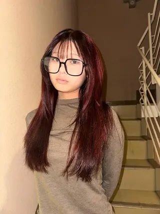 ロング 🍇透明感カラー/ カットひかる🍒のヘアスタイル