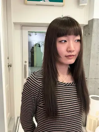 ロング カラー くすみカラー/ パーマ/ろーれんのヘアスタイル