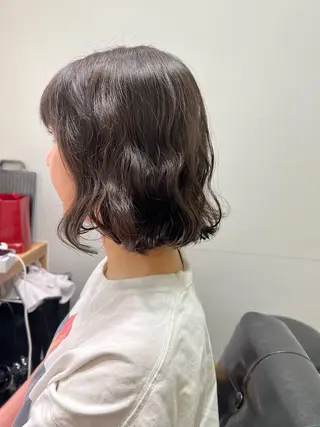 ショート コテ巻き風パーマ SHONOのヘアスタイル