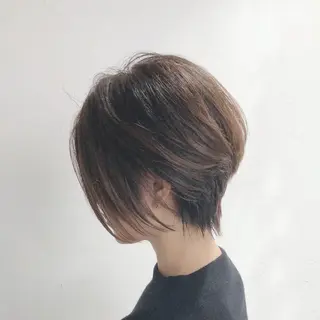 ショート カラー 当日予約🆗ショート /ハイライト/松本のヘアスタイル