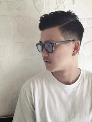 ショート メンズ 嶋佐 昌大 シマサマオのヘアスタイル