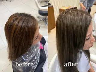 ロング カラー イーストハムネオ高木 亮人🌿のヘアスタイル