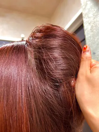 ミディアム カラー 長田 すみれ子のヘアスタイル