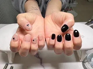 ネイル Chiara 長さだしのネイルデザイン