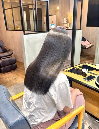 ロング カラー 韓国×髪質改善カラー 💎hinaのヘアスタイル