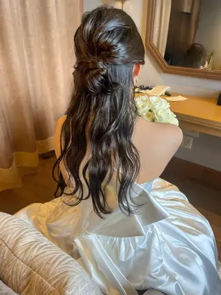 ロング カラー ハイトーン/顔まわり レイヤー/YUKAのヘアスタイル