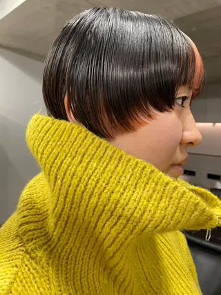 ショート 吉田一輝 外国人パーマのヘアスタイル