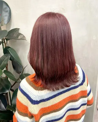 ミディアム カラー 髪質改善🌱 高橋みなみのヘアスタイル