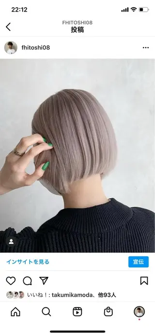 ミディアム カラー nok shibuya所属・✨ハイトーン特化✨ 透明感カラー✨渋谷✨のヘアスタイル