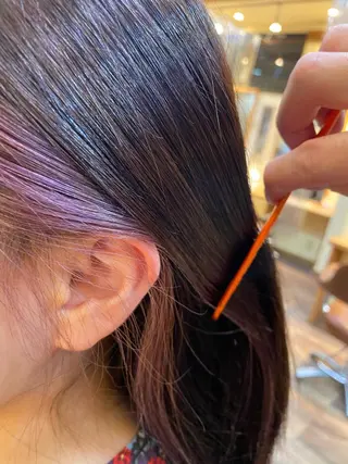 ミディアム カラー パーマ ヘアアレンジ メンズ キッズ ネイル マツエク・マツパ emu所属・🌈髪質改善・美髪矯 正・平野瀬乃🌈のヘアスタイル