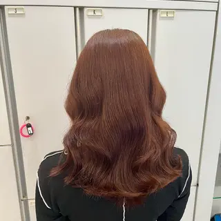 ロング メンズバレイヤージュ 斉藤春のヘアスタイル