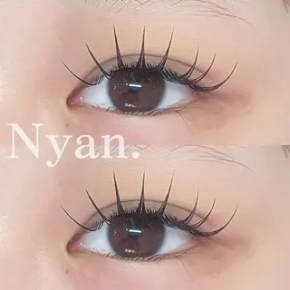 マツエク・マツパ Nyan. 【桜川】のマツエク・マツパデザイン