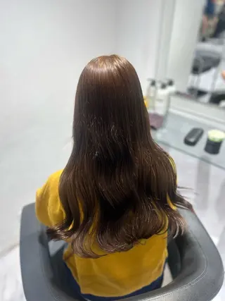 ロング カラー 表参道/透明感カラー /暗髪/ジュキヤのヘアスタイル